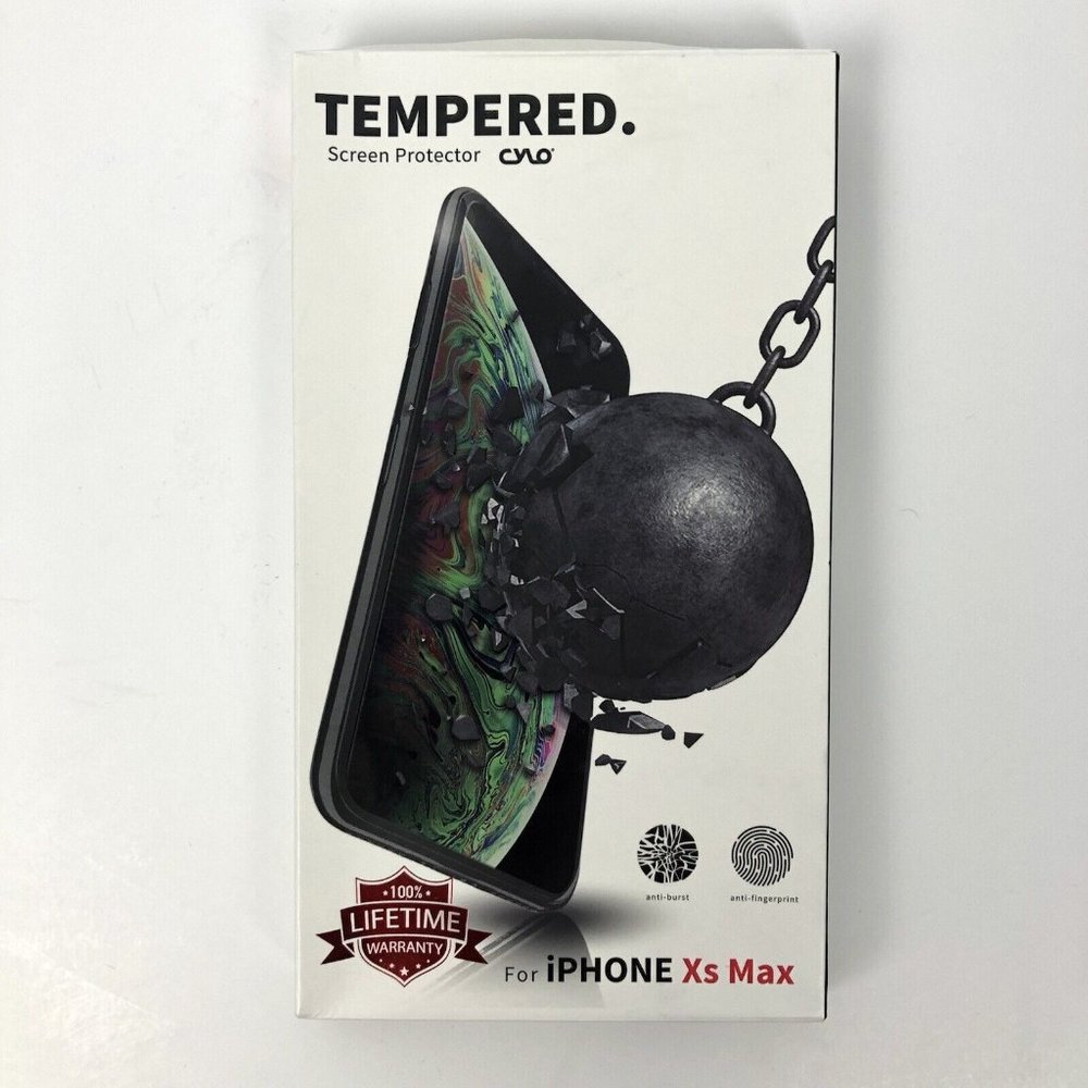 iPhone Xs Max Cylo Tempered Glass Screen Protector